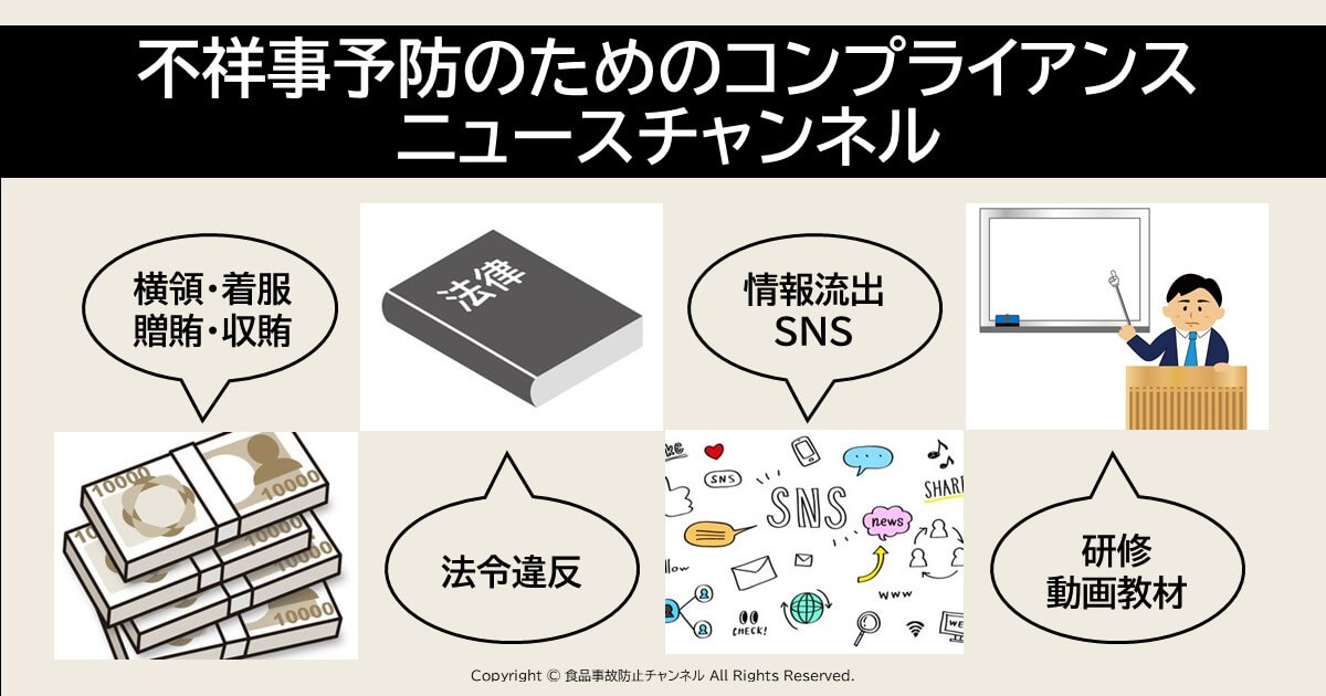不祥事予防のためのコンプライアンスニュースチャンネル